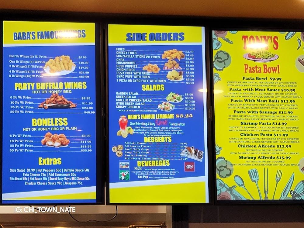 Baba’s Famous Steak and Lemonade (Lansing) Menu image 3